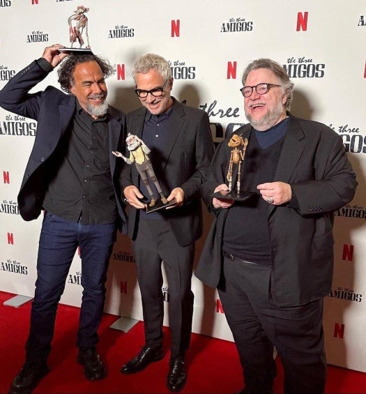 González Iñárritu, Cuarón y Del Toro. 