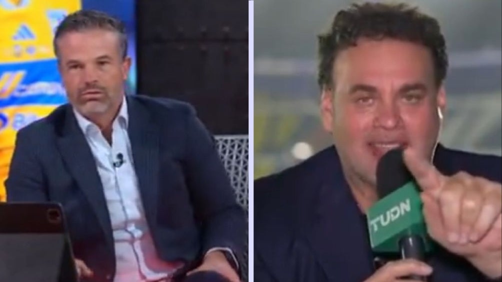 David Faitelson y Rafa Puente vuelven a calentarse en programa de TUDN: "No me faltes el respeto"