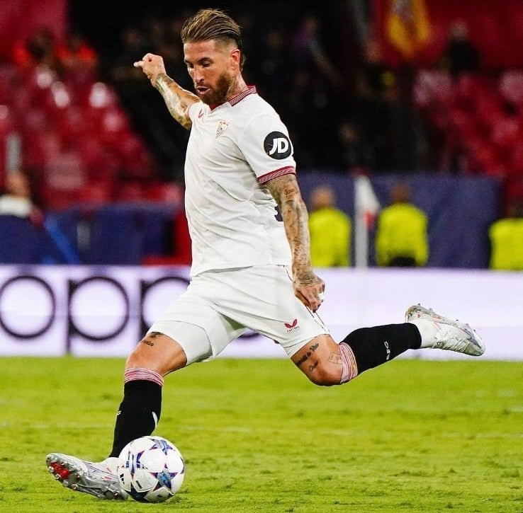 Sergio Ramos volvió a Sevilla esta temporada