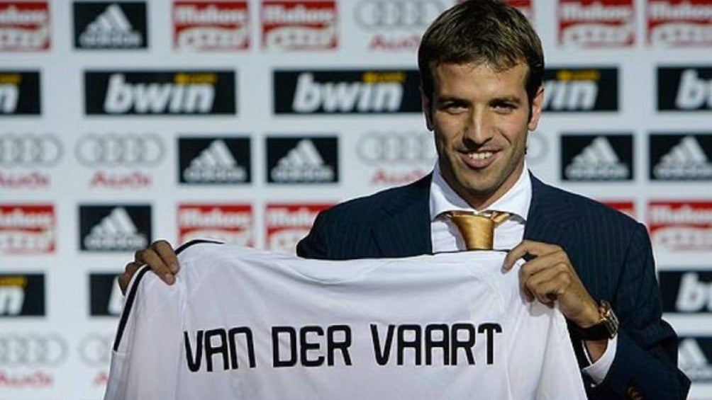 Rafael van der Vaart a su llegada al Real Madrid