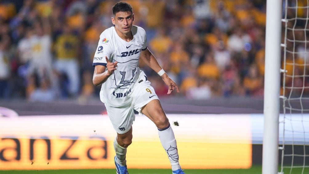 Martínez en el encuentro ante Tigres