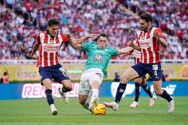 Briseño durante el partido contra León