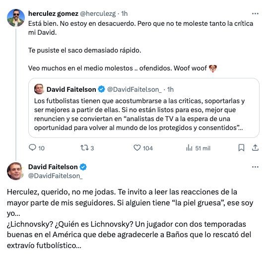 Así fue la reacción de Faitelson en redes sociales