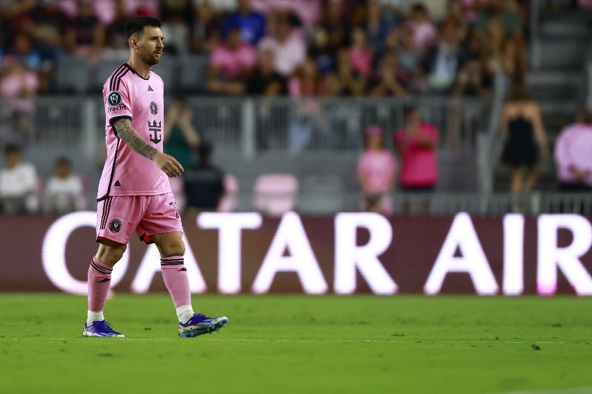 Messi en un partido de Inter Miami