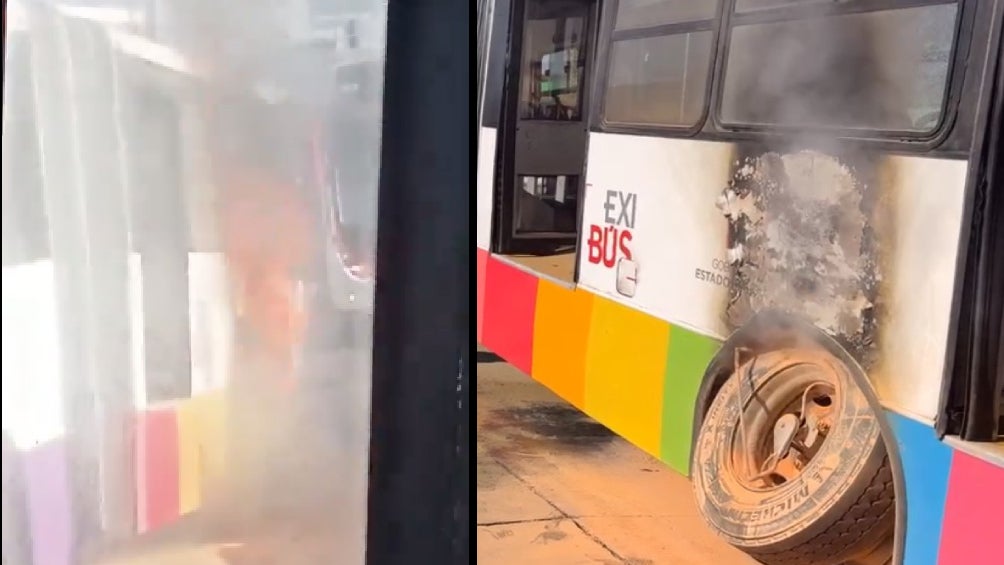 Los pasajeros fueron los que avisaron al conductor del humo que salía de la unidad.