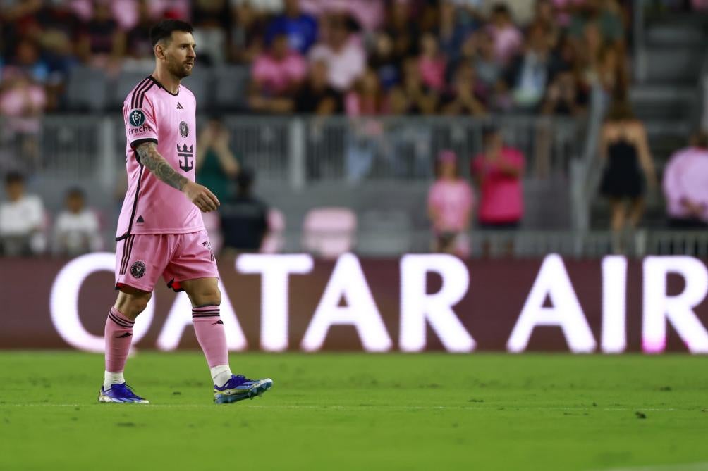 Messi durante los Octavos de Final de Concachampions