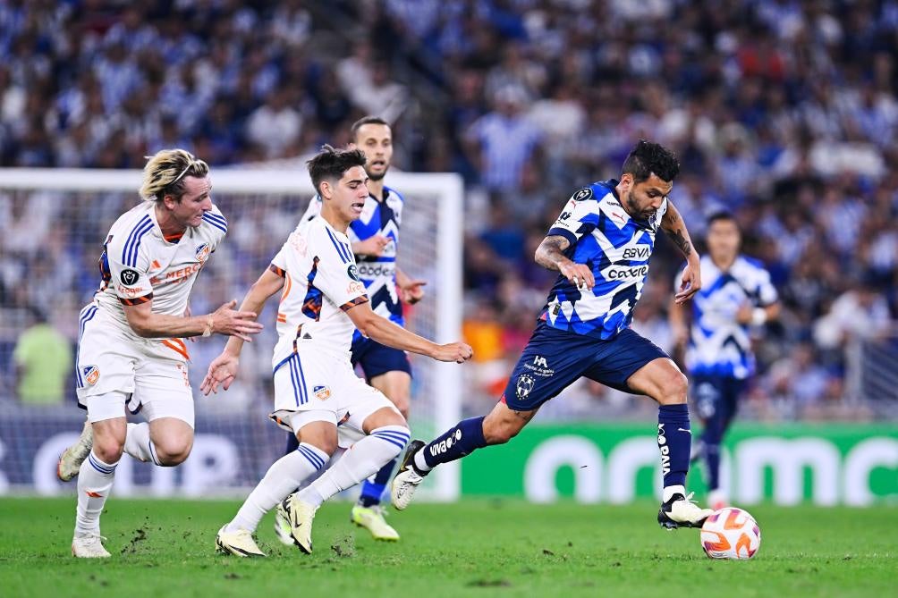 Rayados de Monterrey en el duelo ante Cincinnati