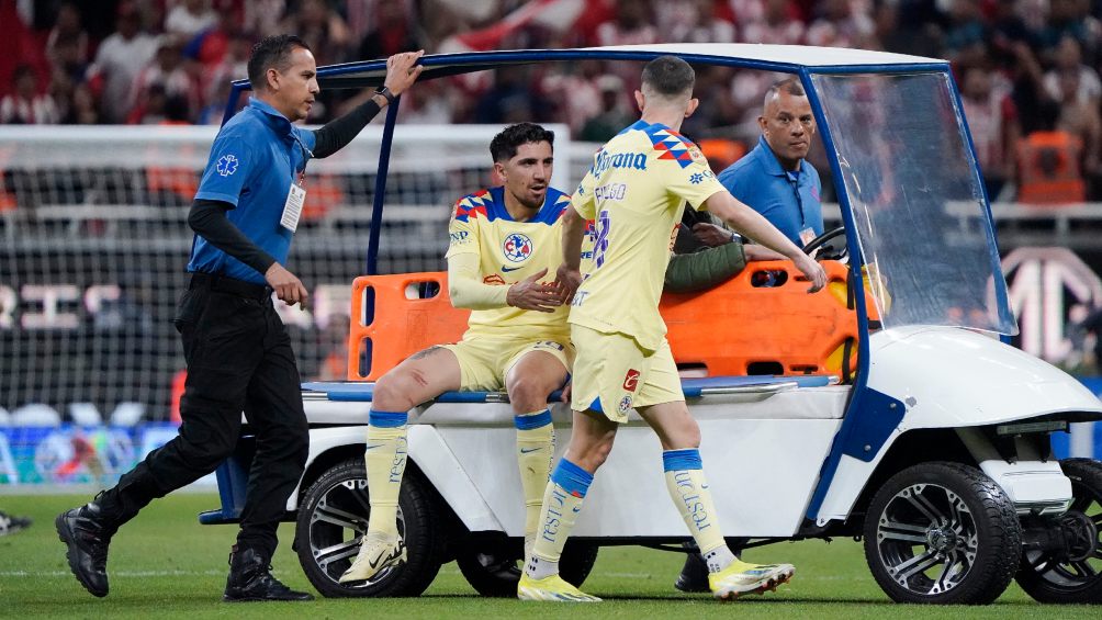 Valdés salió lesionado