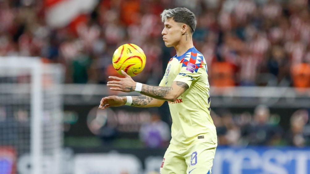 Calderón en el partido ante Chivas