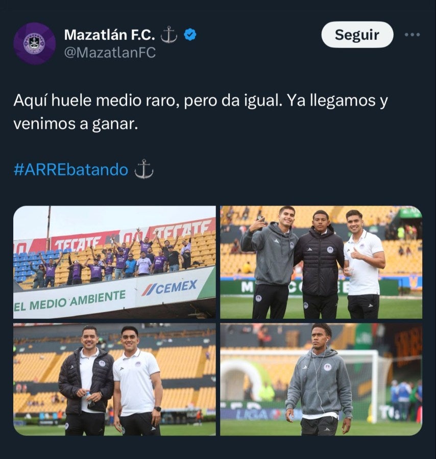 Tweet de Mazatlán burlándose del olor