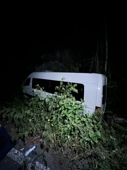 Así quedó la camioneta del comediante mexicano. 