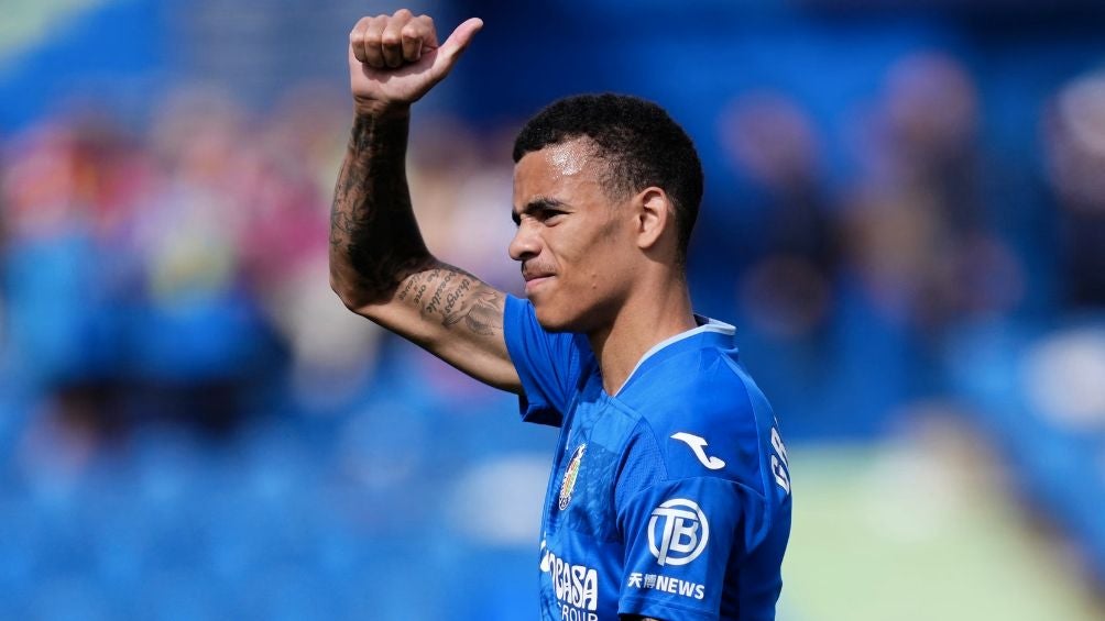 Greenwood celebra un gol con Getafe