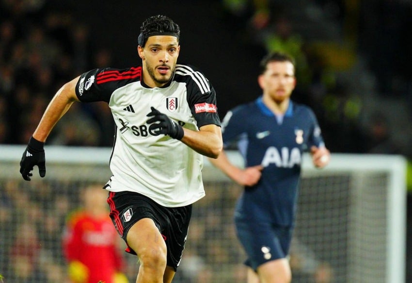 En partido con el Fulham 