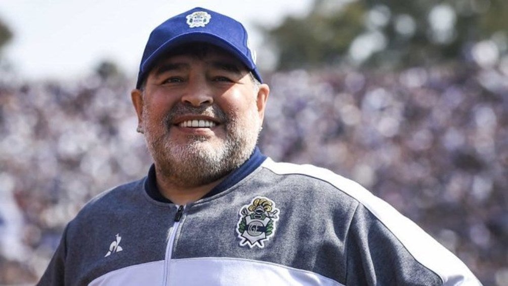 Maradona en su última etapa en el futbol argentino