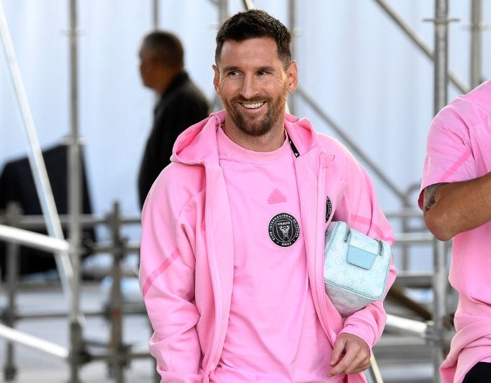 Lionel Messi previo a un partido del Inter Miami