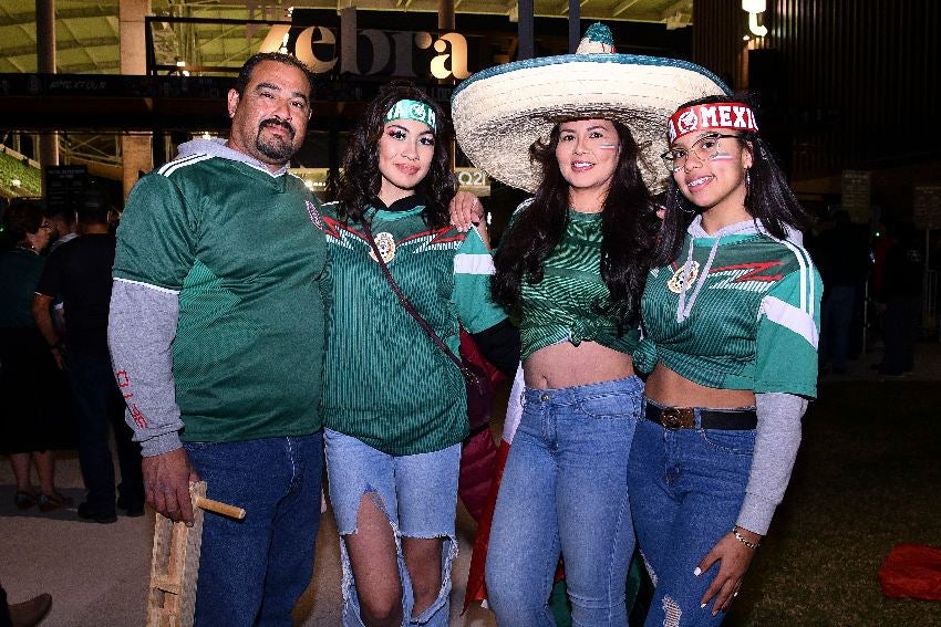 Afición de México en un partido del Tri