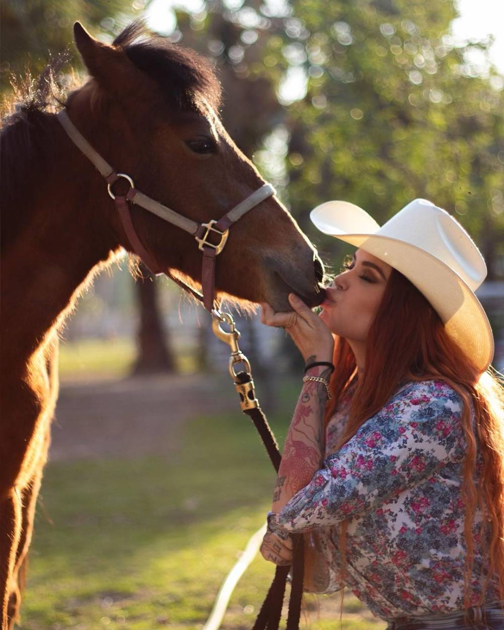 Elena Larrea fundó un refugio para caballos en Puebla.