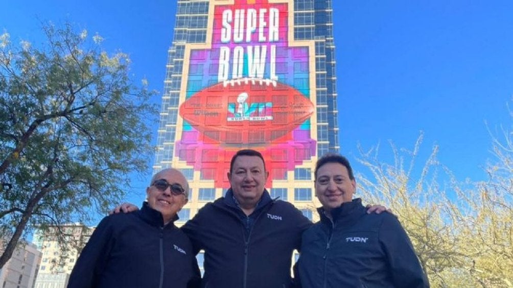 Segarra en la previa del Super Bowl