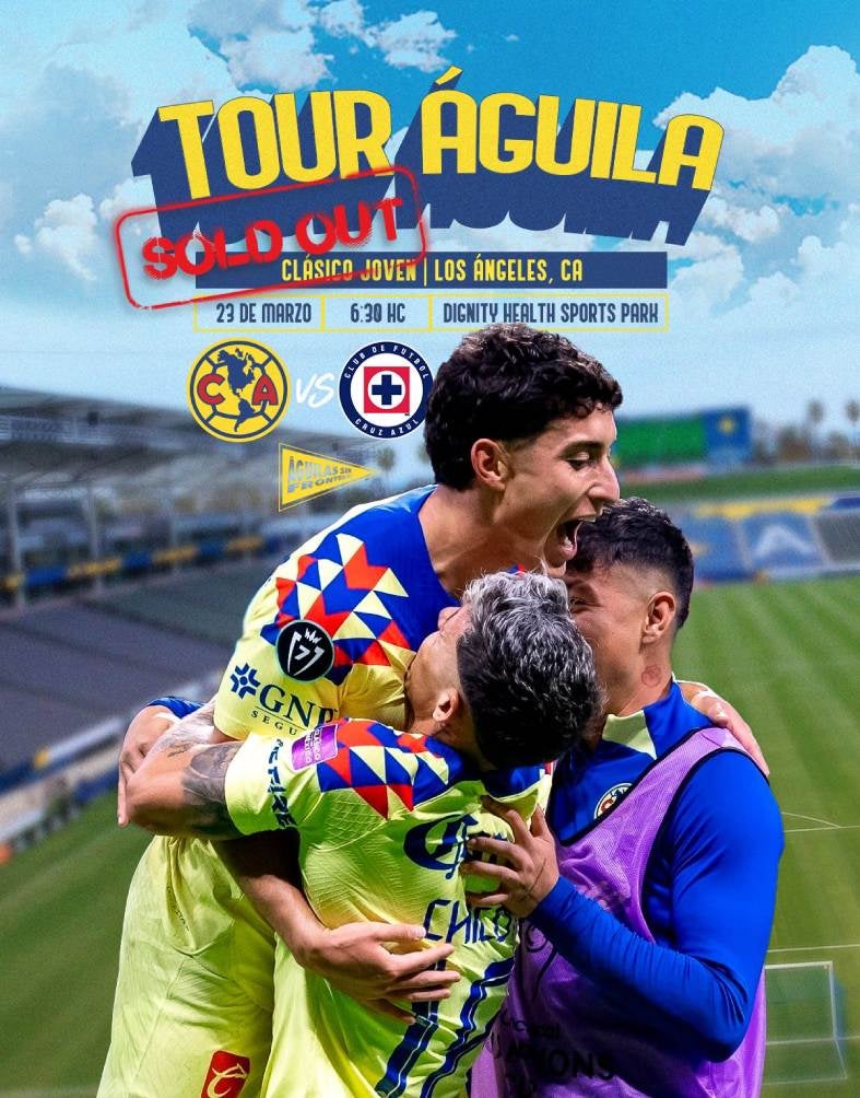 América se enfrentará a Cruz Azul en un amistoso