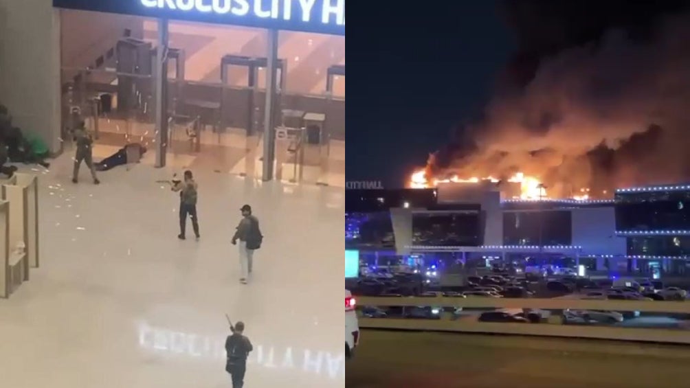 Se cree que los atacantes también incendiaron el lugar.