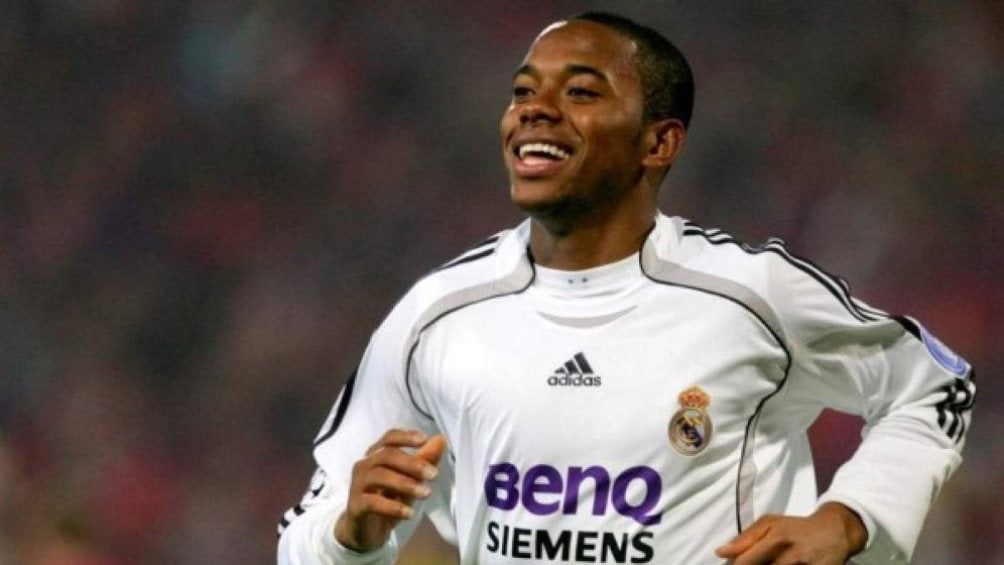 Robinho en su etapa con el Real Madrid