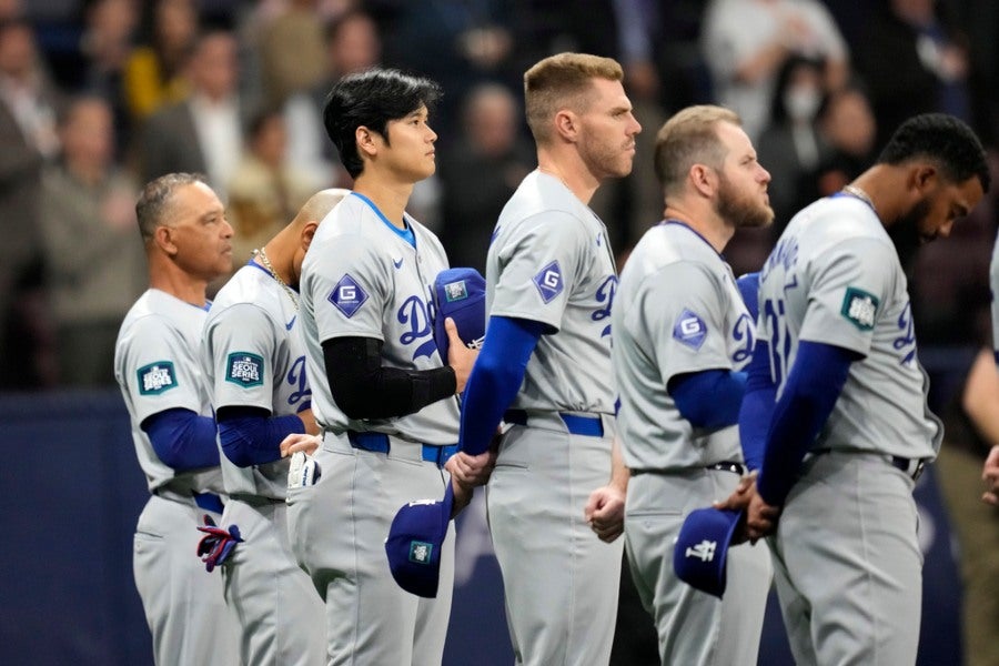 Dodgers y Padres jugaron en Seoul