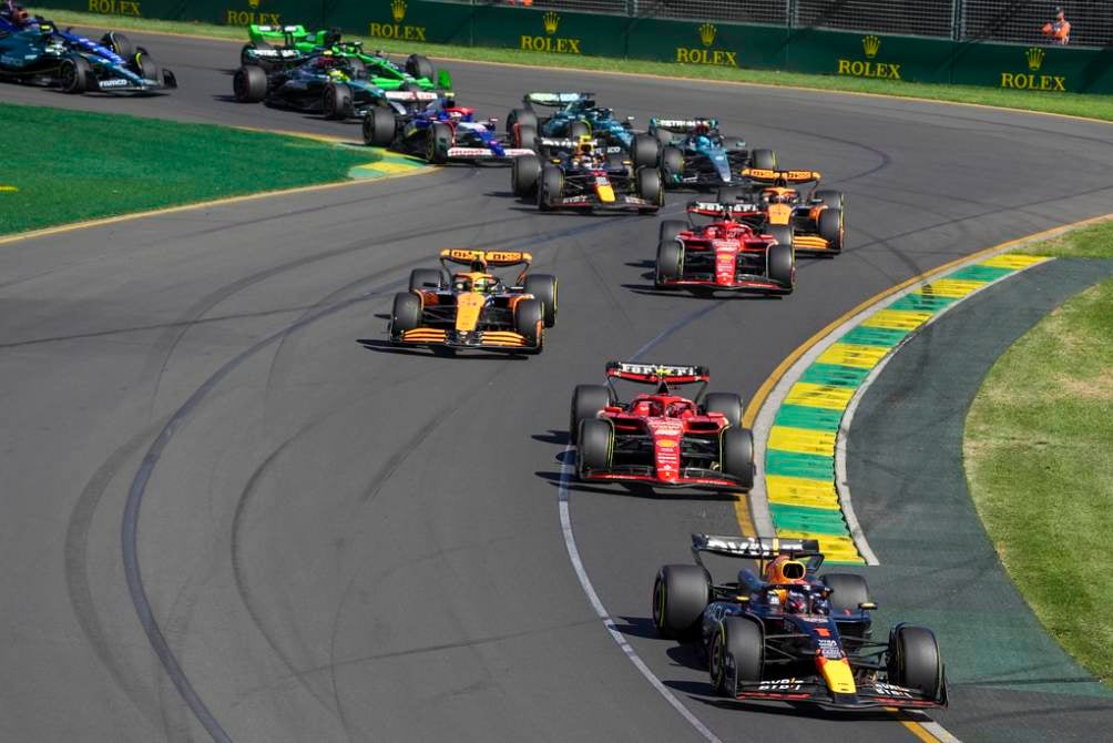 Verstappen largó desde la primera posición de la parrilla