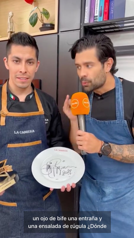 El cocinero tomó fama tras salir en varios programas de televisión colombiana.