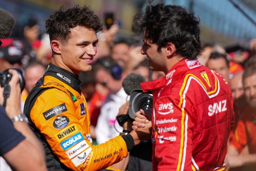 Carlos Sainz y Lando Norris