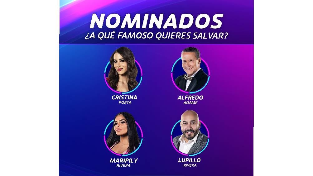 Eran cuatro los nominados de esta semana. 