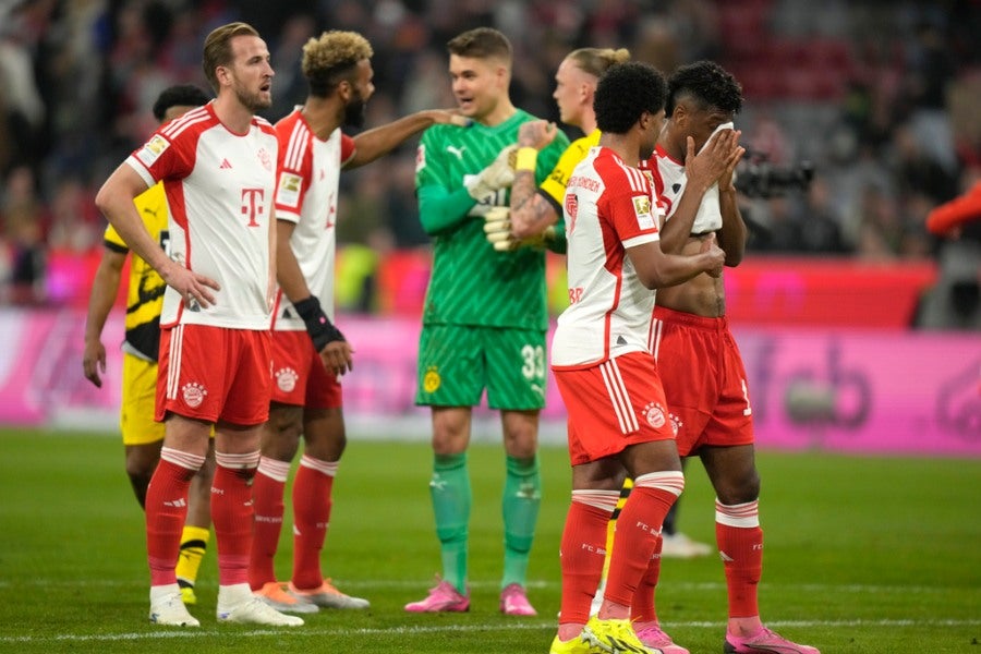 Bayern Múnich perdió 0-2 ante Borussia Dortmund