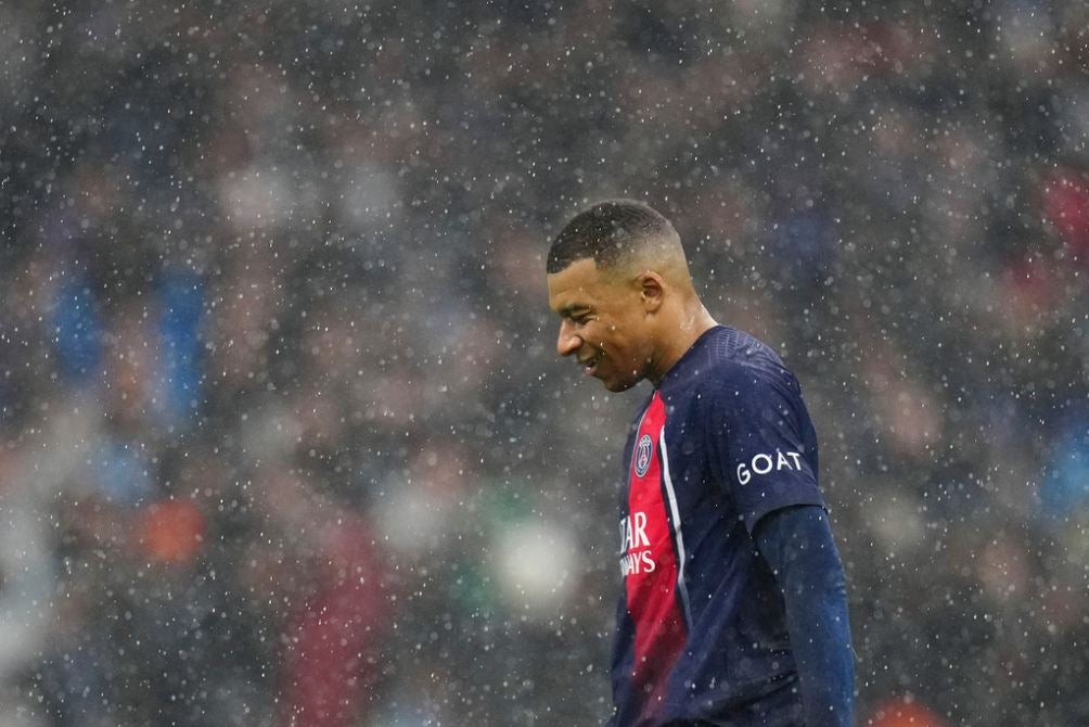 Mbappé en el compromiso de PSG