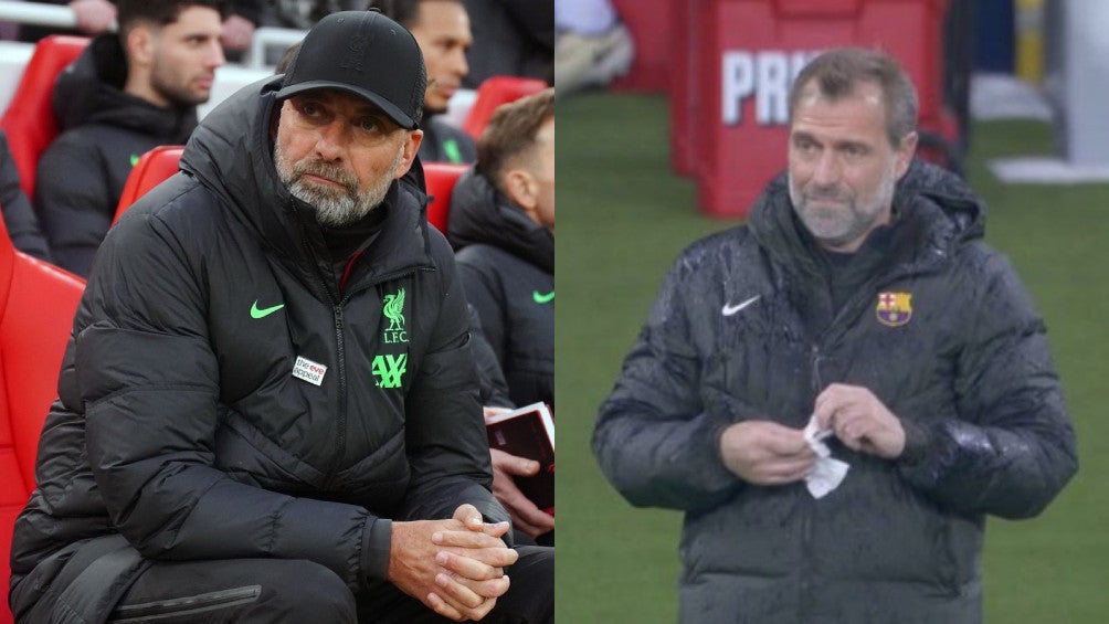 Jürgen Klopp y Óscar Hernández