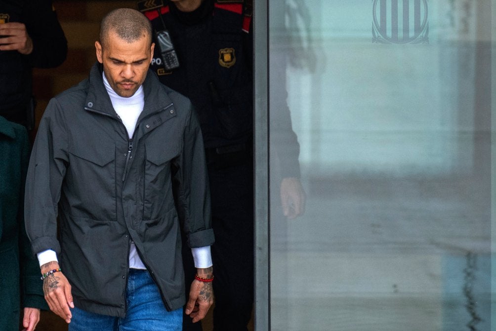 Alves recibió la libertad el pasado 25 de marzo