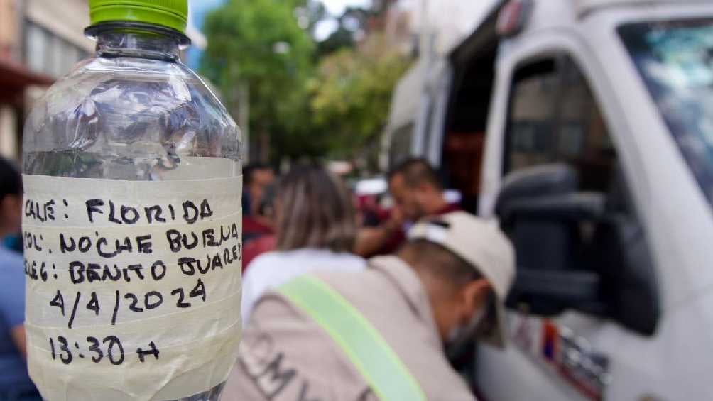 Los vecinos de la alcaldía Benito Juárez aseguran que el agua tiene olor a gasolina. 