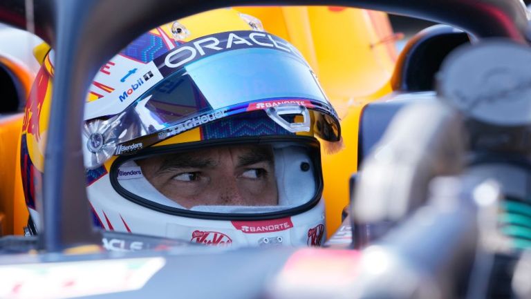 Pérez durante la carrera en Suzuka