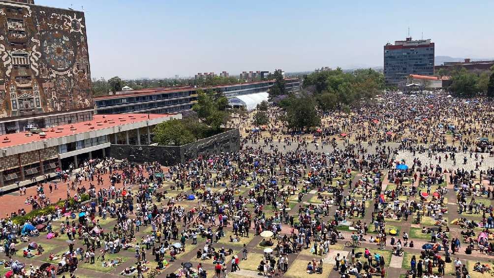 65 mil personas observan el Eclipse Solar desde las islas de Ciudad Universitaria