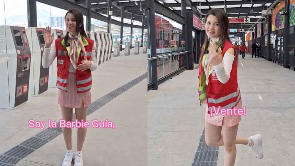 The new Indios Verdes Metrobús station boasts its ‘Barbie Guide’