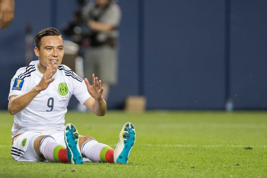 'Cubo' Torres con la Selección Mexicana en 2017