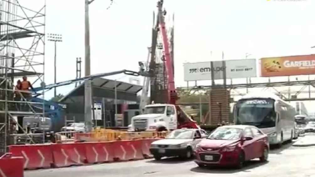 El accidente se presentó en las obras de construcción de la Línea 6 del 'Metrorrey'. 