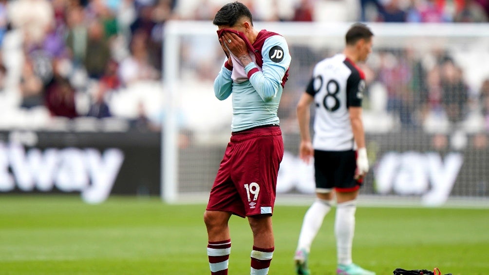 Edson Álvarez started in West Ham’s defeat against Fulham in the Premier League