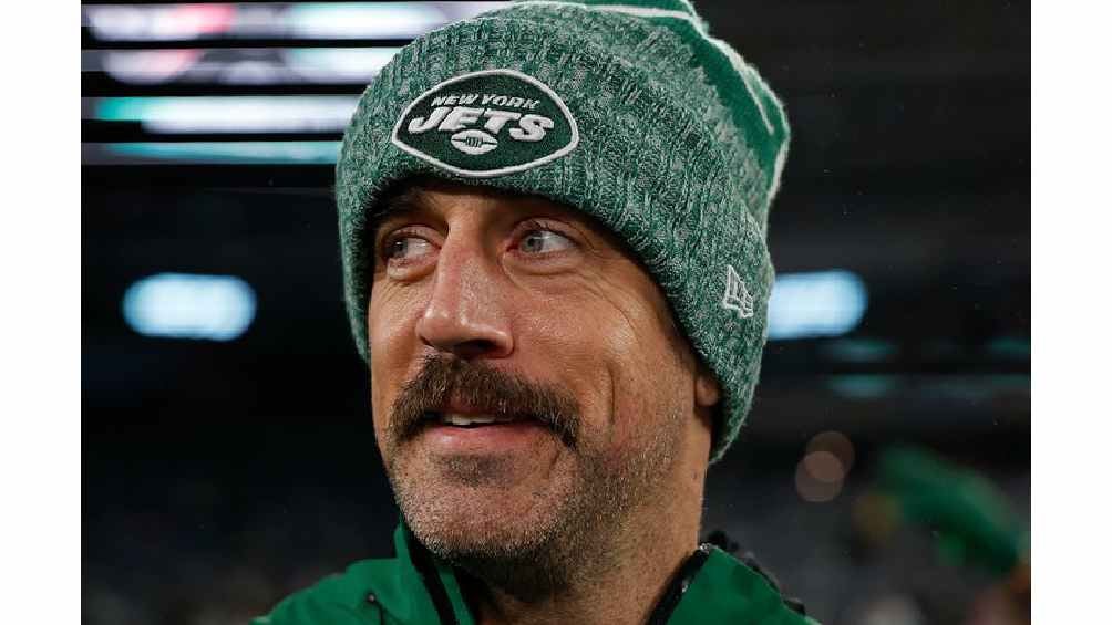 Aaron Rodgers se lesionó en su debut con Jets