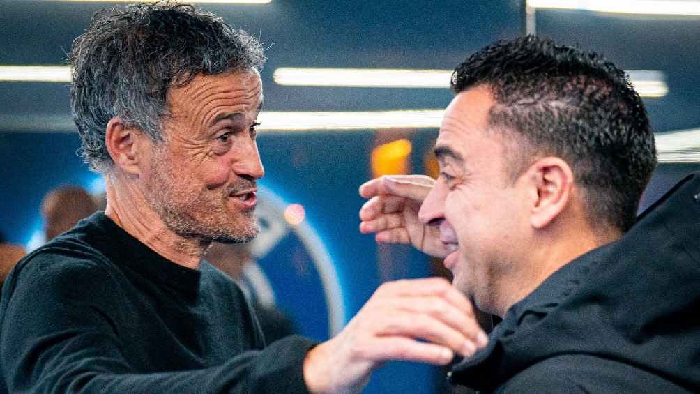 Luis Enrique elogia a Xavi Hernández previo a la Vuelta de Cuartos de Final