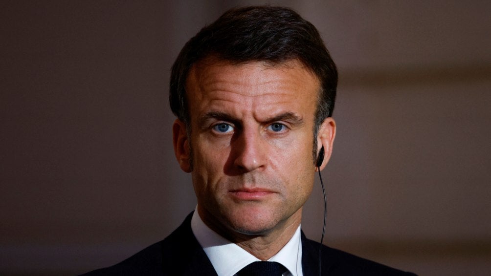 Emmanuel Macron, presidente de Francia