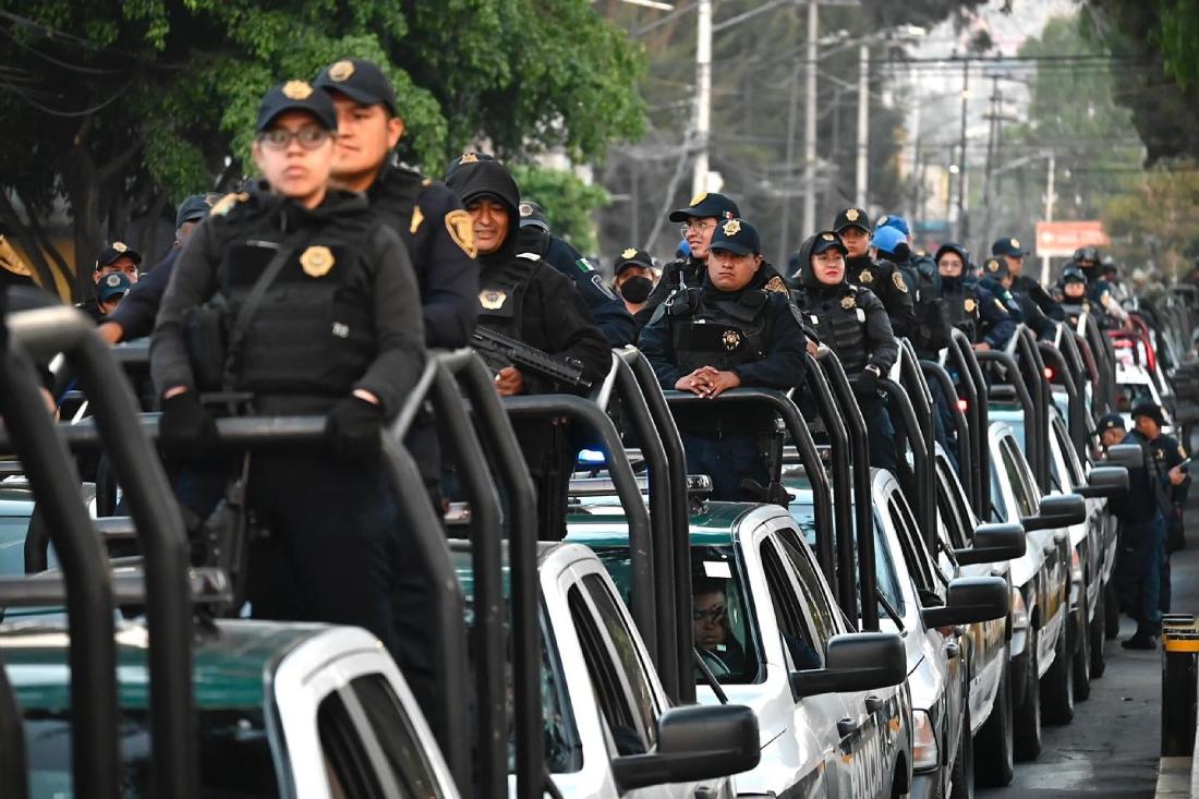 Cientos de policías estarán dando rondines en diferentes colonias.