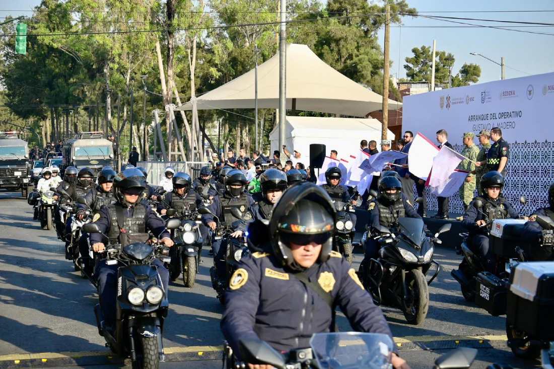 El banderazo de seguridad se dio hoy por la mañana.