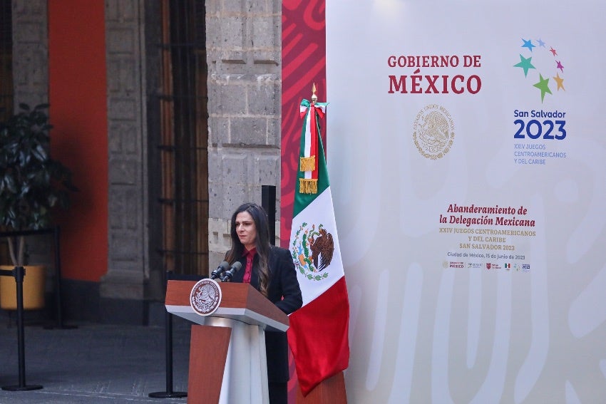 Ana Gabriela Guevara, directora de la Conade