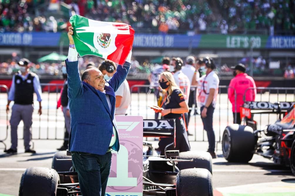 Pérez Garibay durante el Gran Premio de México