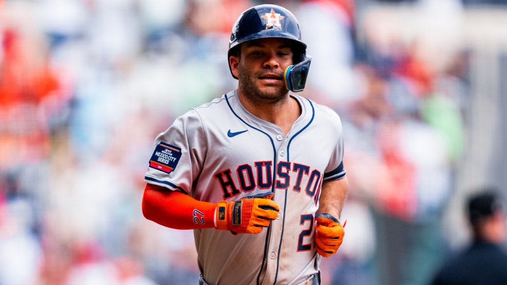 Altuve registró un HR durante el segundo juego de la serie