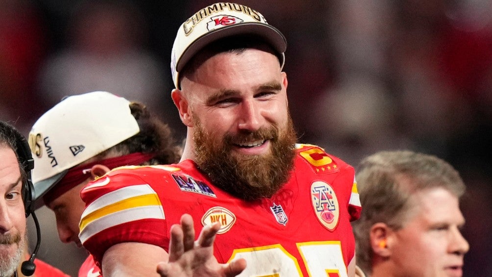 Kelce tiene tres anillos de Super Bowl